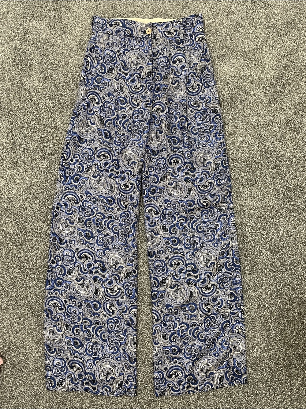 Printed Silk Pants